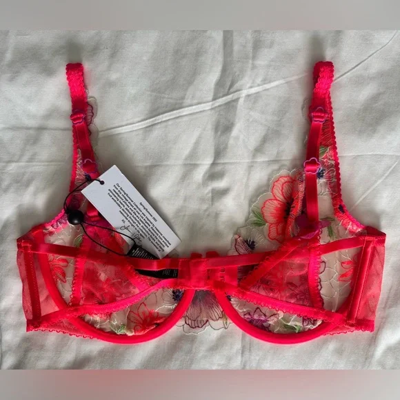 For Love & Lemons Shimmer Zinnia Bra - Picture 2 of 6